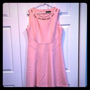 Ivanka trump pink fit and flare dress
